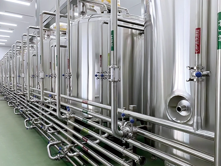 Intop het 'n melk- en jogurtproduksielyn vir 'n klant in Viëtnam gemaak
